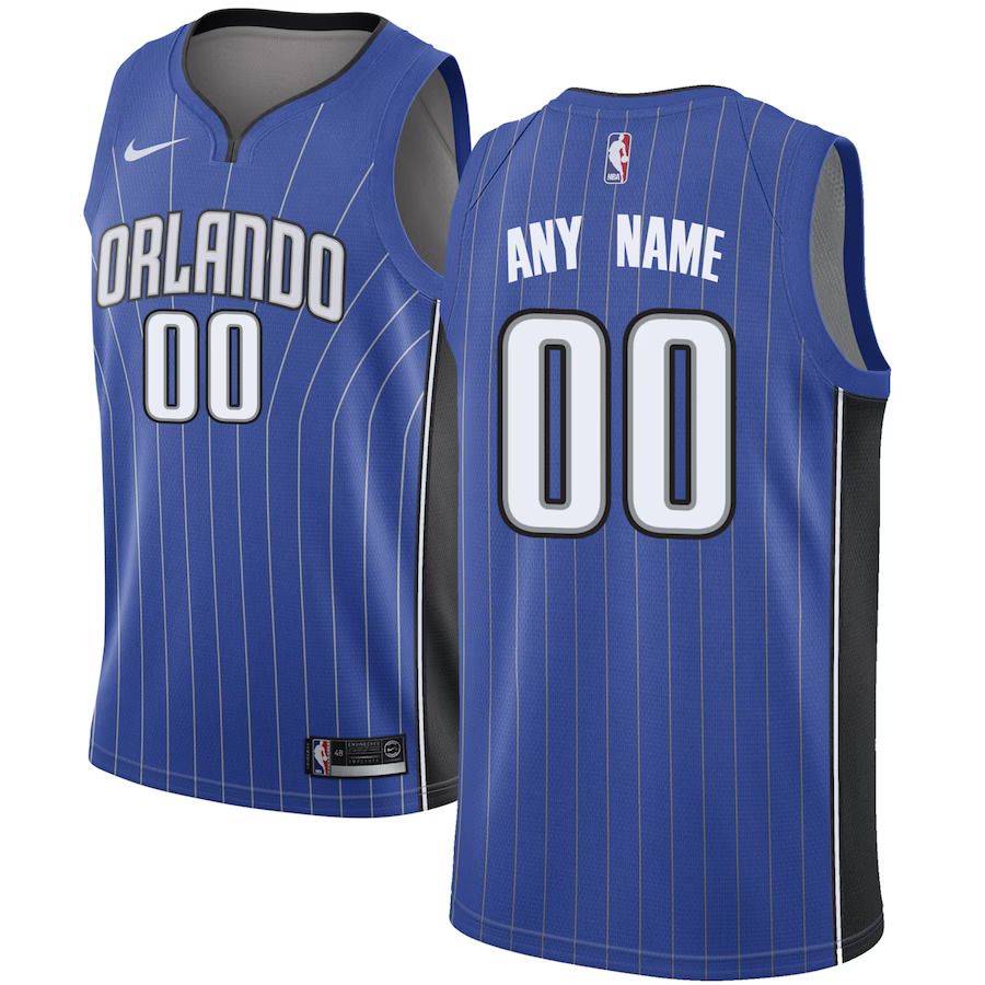 Men Orlando Magic Nike Royal Swingman Custom NBA Jersey